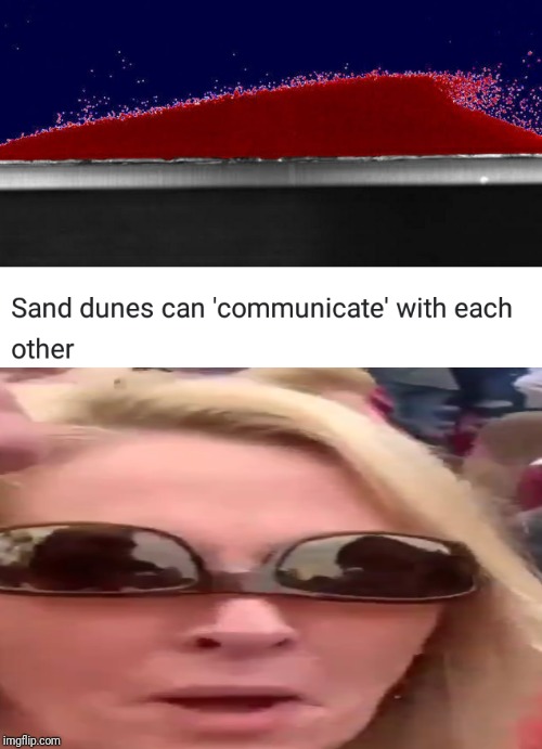 Lost in Communication | image tagged in sand | made w/ Imgflip meme maker