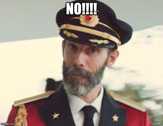 Captain Obvious | NO!!!! | image tagged in captain obvious | made w/ Imgflip meme maker