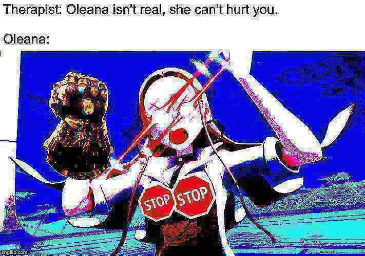 Oleana Isn't Real, She Can't Hurt You | image tagged in memes,pokemon sword and shield | made w/ Imgflip meme maker