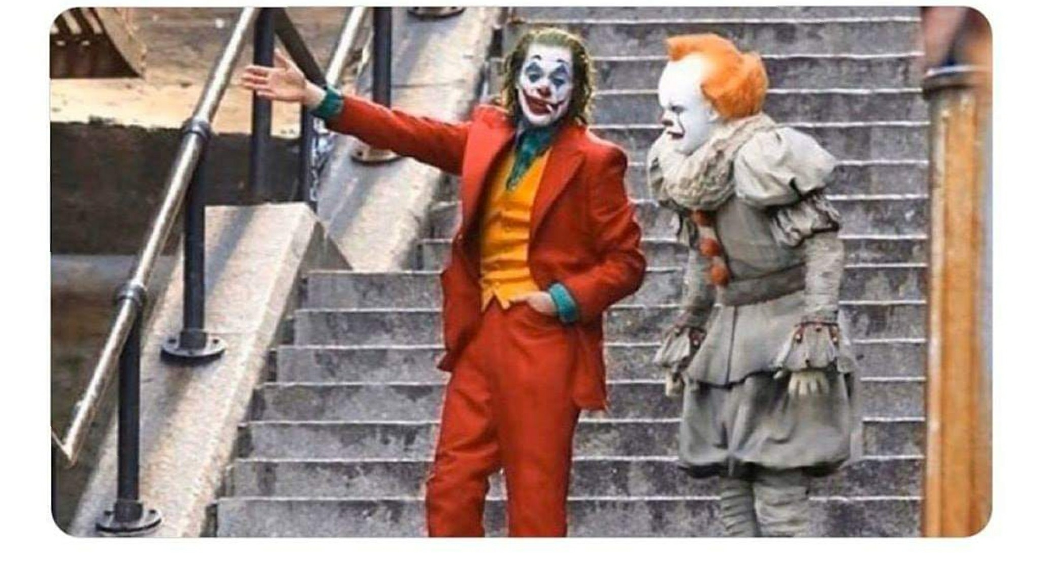 2 clowns Blank Meme Template