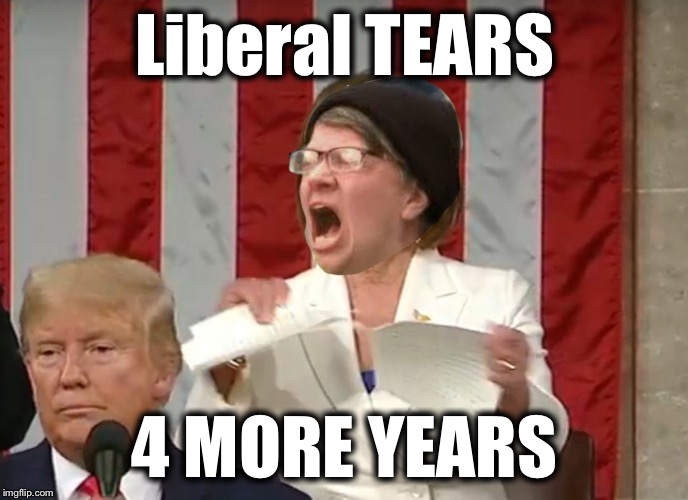Liberal TEARS4 MORE YEARS | Liberal TEARS; 4 MORE YEARS | image tagged in liberal tears,trump | made w/ Imgflip meme maker