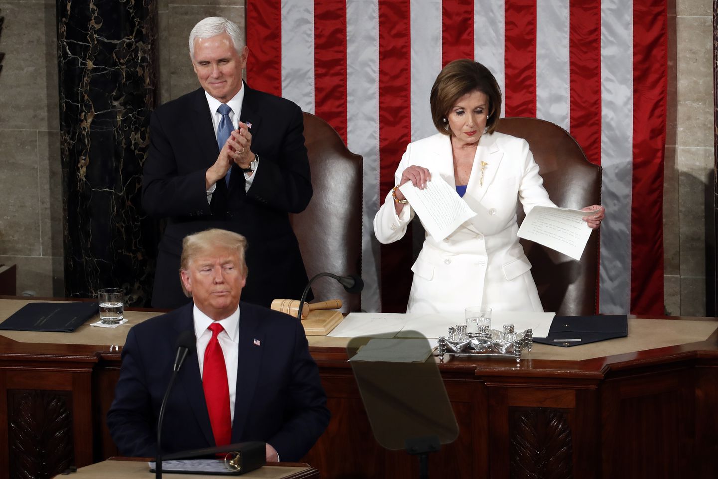 Nancy Pelosi rips Trump speech Blank Meme Template