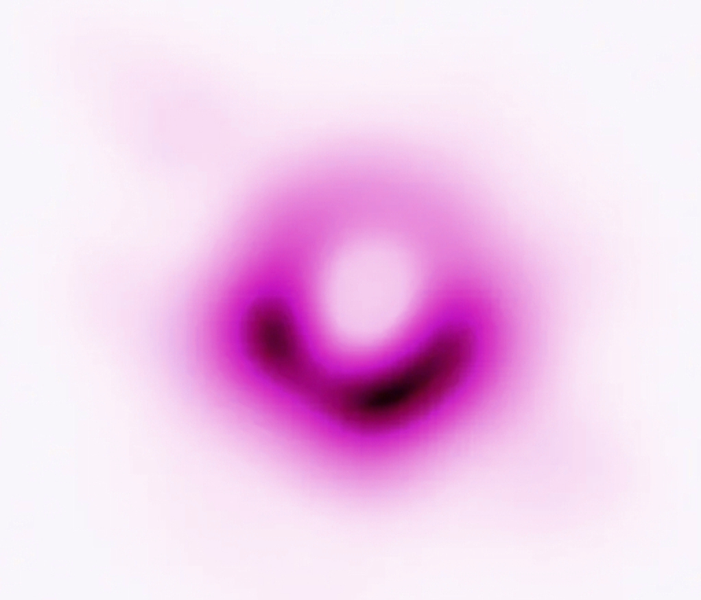 Black Hole M87 Milkshake sorta colored Blank Meme Template