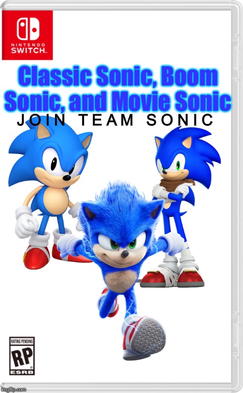 From Classic Sonic to Movie Sonic