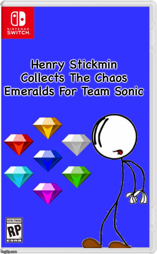 First success for Team Sonic! | Henry Stickmin Collects The Chaos Emeralds For Team Sonic | made w/ Imgflip meme maker