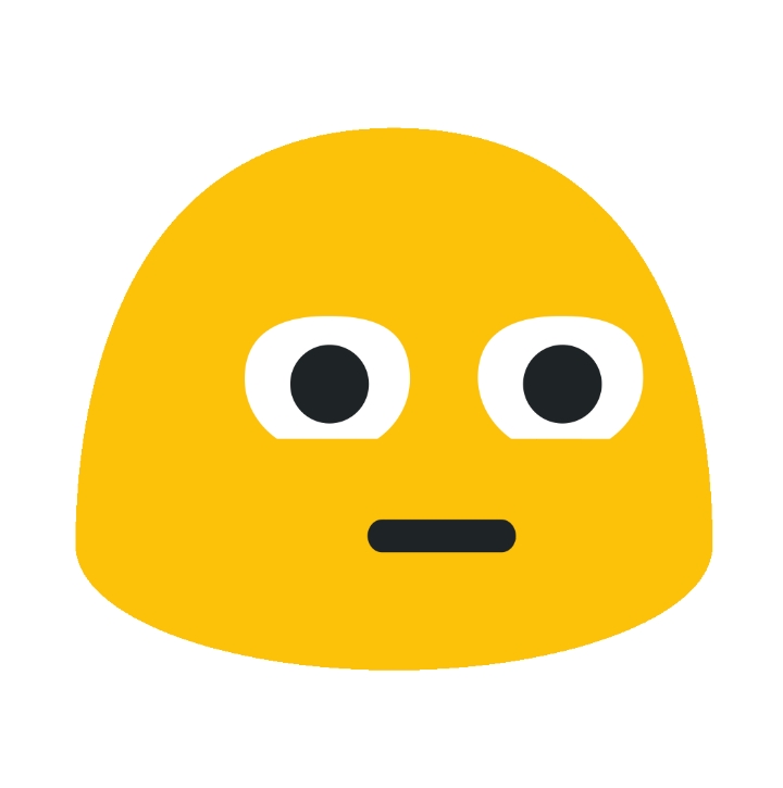 High Quality Emoji Stare Blank Meme Template