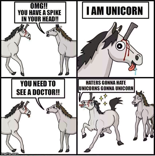 Funny unicorn - Imgflip