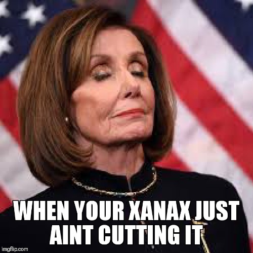 OFF THE RAILS | image tagged in nancy pelosi,donald trump approves | made w/ Imgflip meme maker