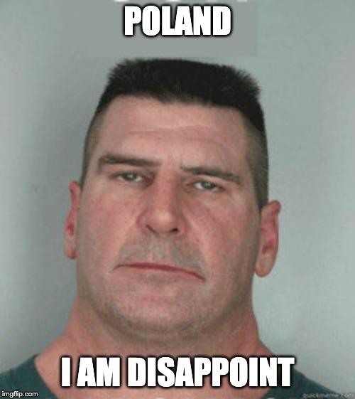 son i am disappoint | POLAND; I AM DISAPPOINT | image tagged in son i am disappoint | made w/ Imgflip meme maker