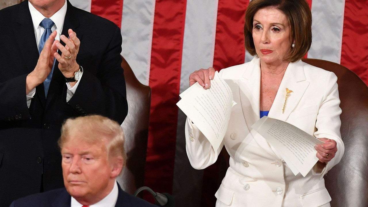 Nancy Pelosi Ripping Blank Meme Template