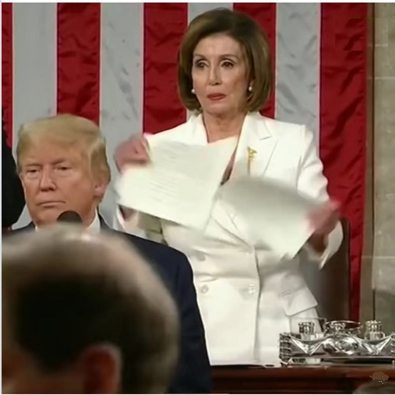 Pelosi HISTORY is FOREVER Blank Meme Template