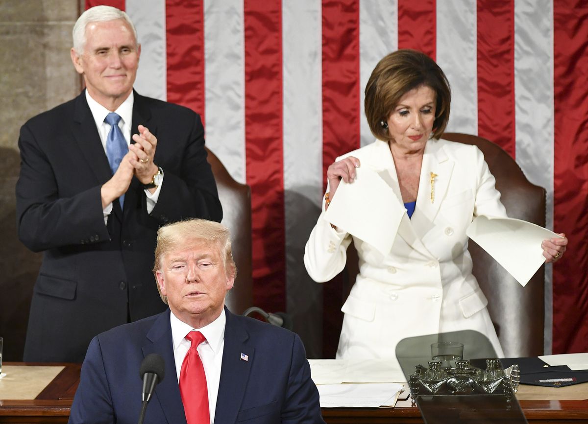 High Quality Pelosi tearing paper Blank Meme Template