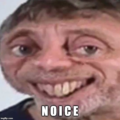 Noice | N O I C E | image tagged in noice | made w/ Imgflip meme maker