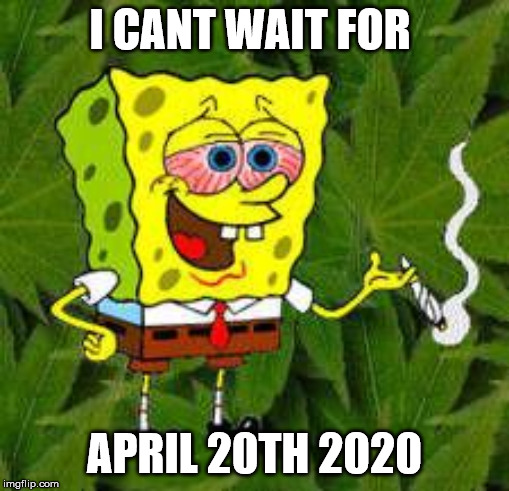 Weed | I CANT WAIT FOR; APRIL 20TH 2020 | image tagged in weed | made w/ Imgflip meme maker
