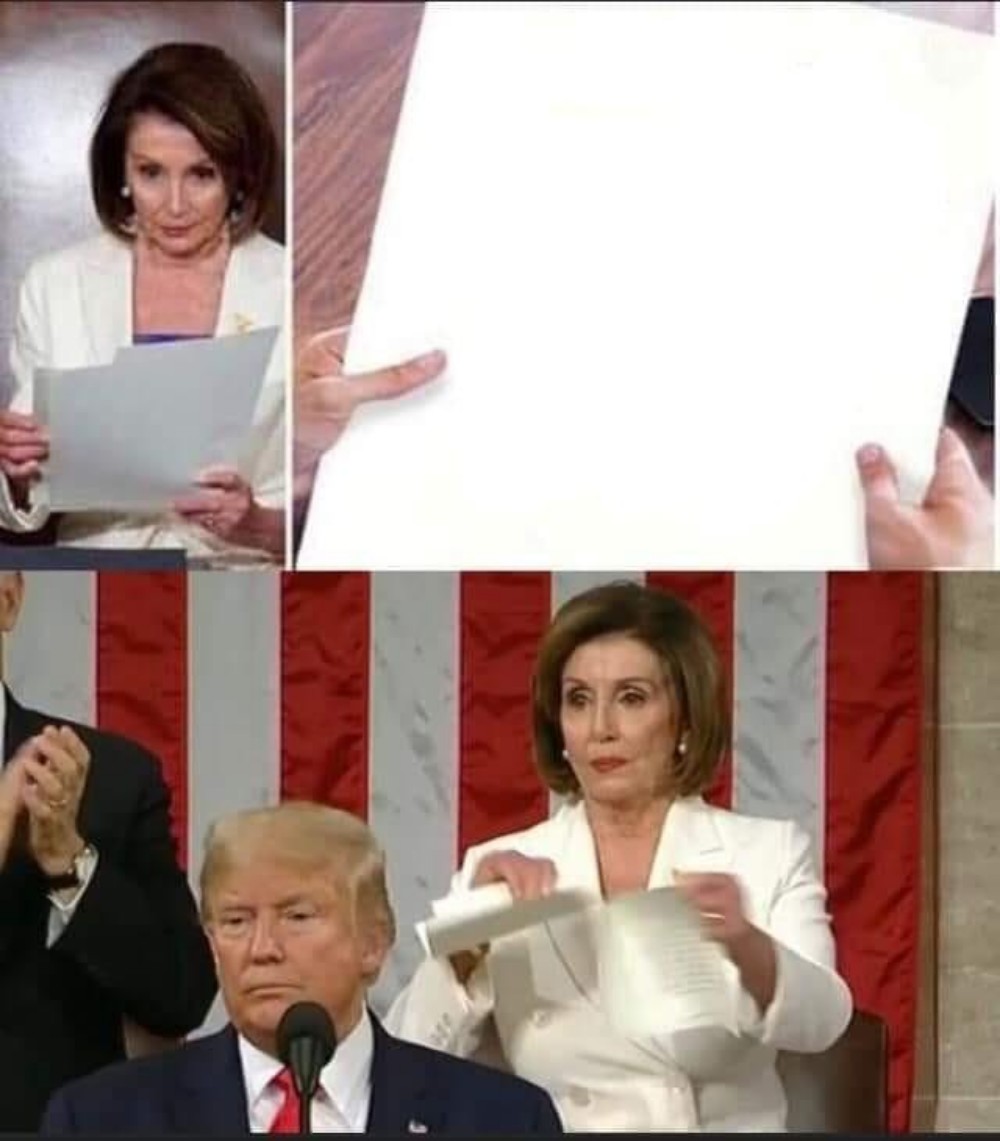High Quality Nancy Pelosi tears speech Blank Meme Template
