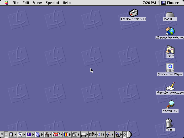 Mac OS 9 Desktop Blank Meme Template