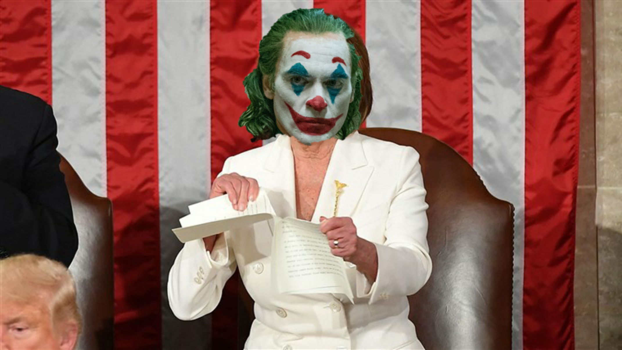 Nancy Pelosi Joker Blank Meme Template