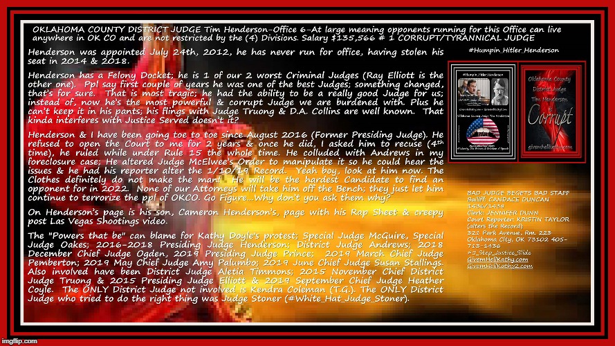 Restoring Justice to Oklahoma County Courts ~ 1 Step at a time 
#5_Step_Justice_Slide  ~ #Strive_4_Jive_2025
GivemHellKathy.com | image tagged in oklahoma,court,corruption,supreme court,judge,tyranny | made w/ Imgflip meme maker