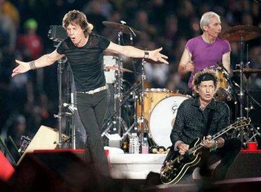 The Rolling Stones 2006 Superbowl show Blank Meme Template