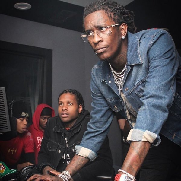 High Quality young thug and gunna Blank Meme Template