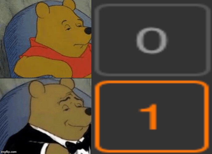 The orange box is the key to happiness (most of the time) | image tagged in memes,tuxedo winnie the pooh,notifications,imgflip | made w/ Imgflip meme maker