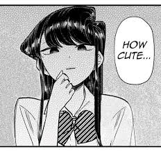 Komi-San How Cute Blank Meme Template