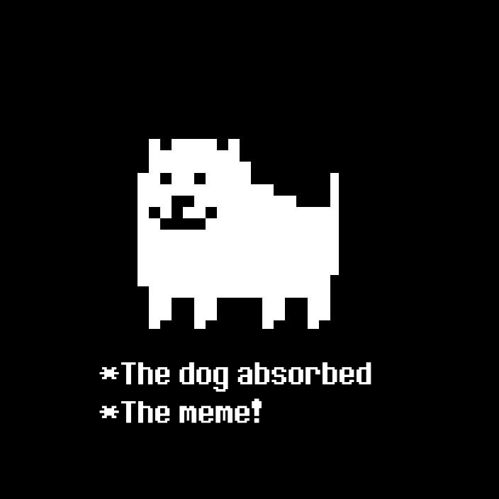 The dog absorbed the name! Blank Meme Template