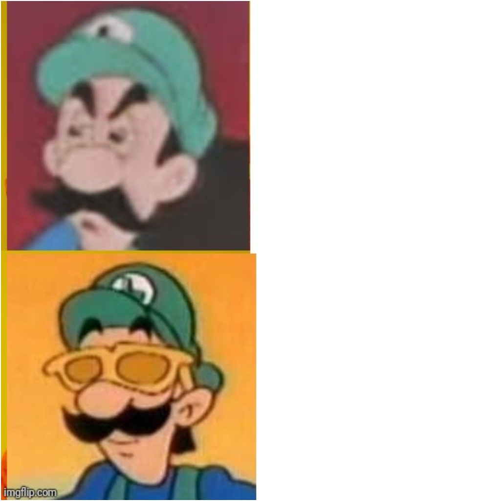 High Quality Luigi drake Blank Meme Template