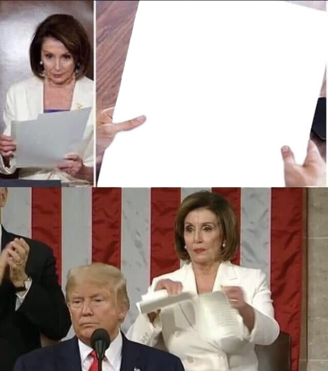 Nancy rips Blank Meme Template