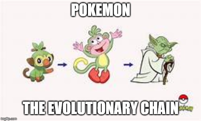 POKEMON; THE EVOLUTIONARY CHAIN | image tagged in first world problems | made w/ Imgflip meme maker