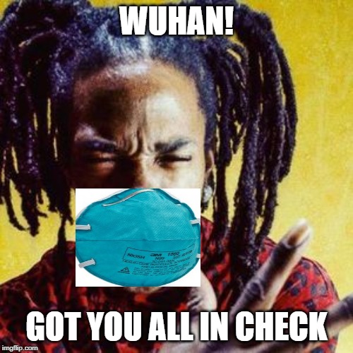 busta wuhan | WUHAN! GOT YOU ALL IN CHECK | image tagged in wuhan,china,busta | made w/ Imgflip meme maker