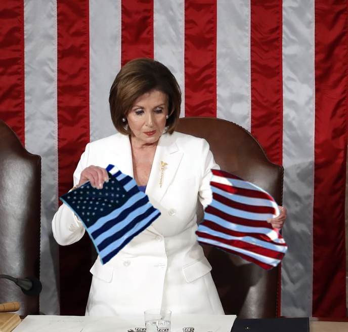 High Quality Nancy Pelosi SOTU Blank Meme Template