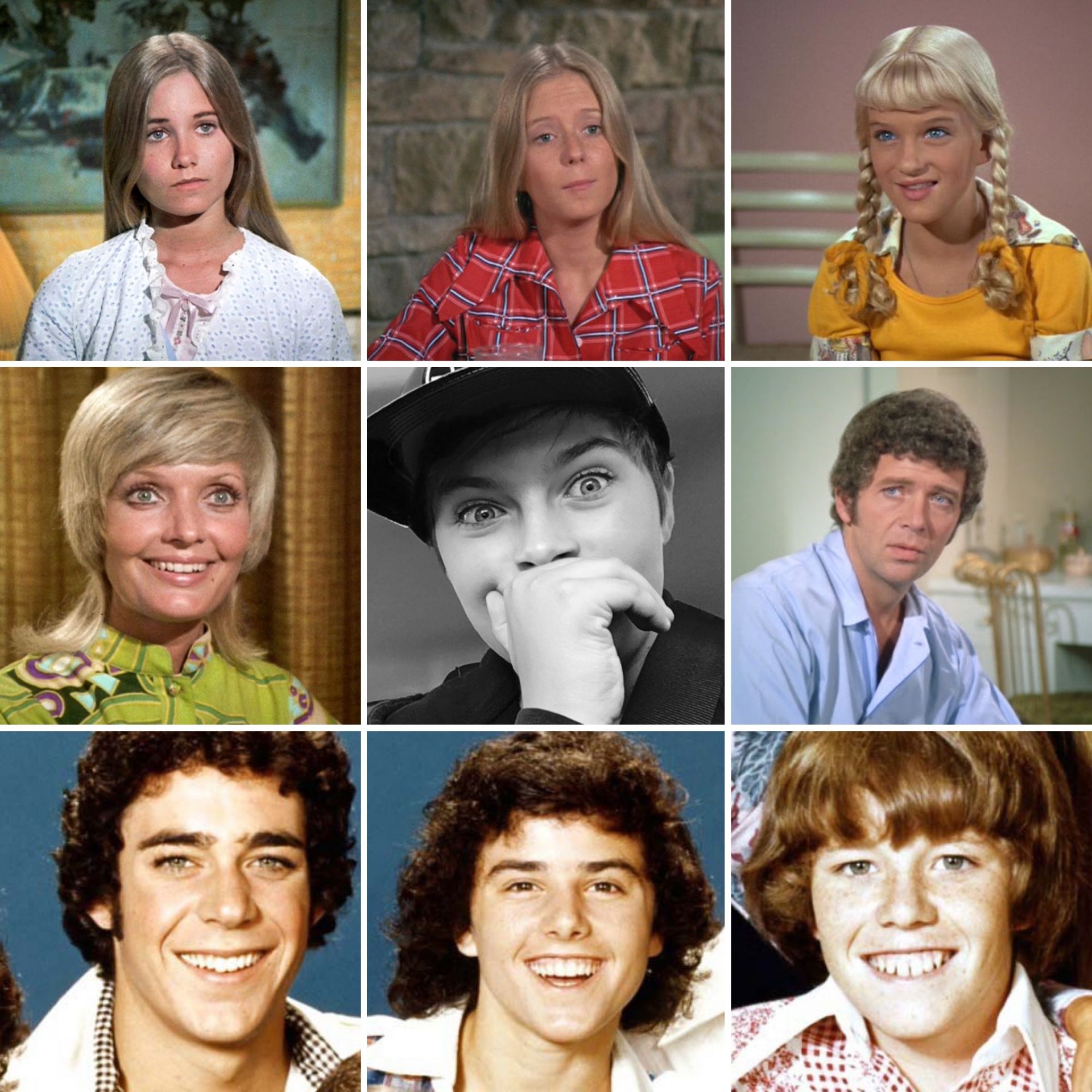 Brady Bunch Blank Meme Template