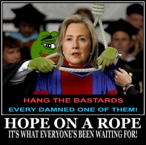 Deep State Retribution: Hang the Bastards! | image tagged in deep state,treason,sedition,hanging,gallows,capital punishment | made w/ Imgflip meme maker