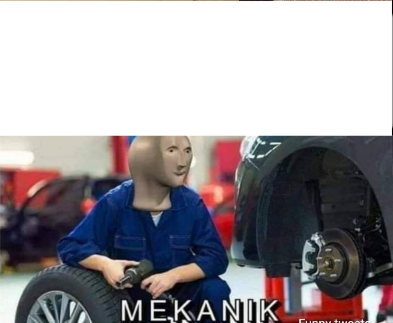 High Quality Mekanik Blank Meme Template