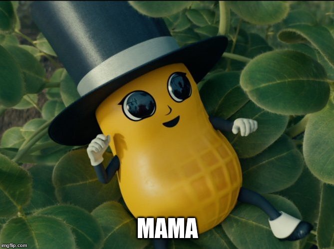 Baby Nut | MAMA | image tagged in baby nut | made w/ Imgflip meme maker
