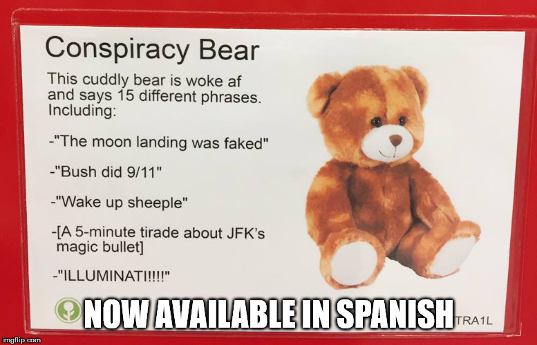 NOW AVAILABLE IN SPANISH | image tagged in funny | made w/ Imgflip meme maker