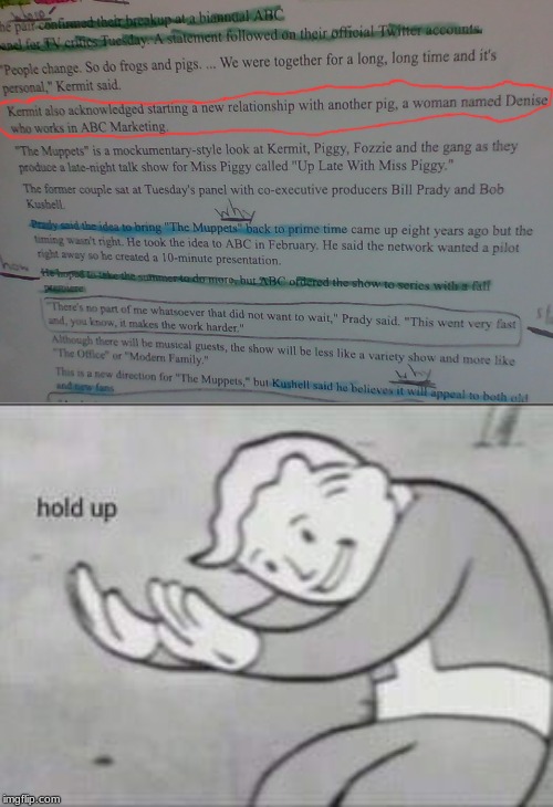 image tagged in fallout hold up | made w/ Imgflip meme maker