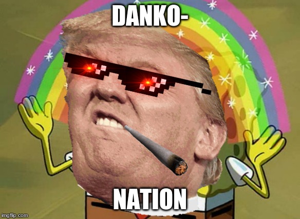 Dank-o-nation | DANKO-; NATION | image tagged in funny | made w/ Imgflip meme maker
