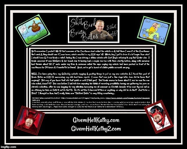 If you can't read this, go to givemhellkathy.com, it's on my blog | image tagged in oklahoma,corruption,bullshit,asshole,harassment | made w/ Imgflip meme maker