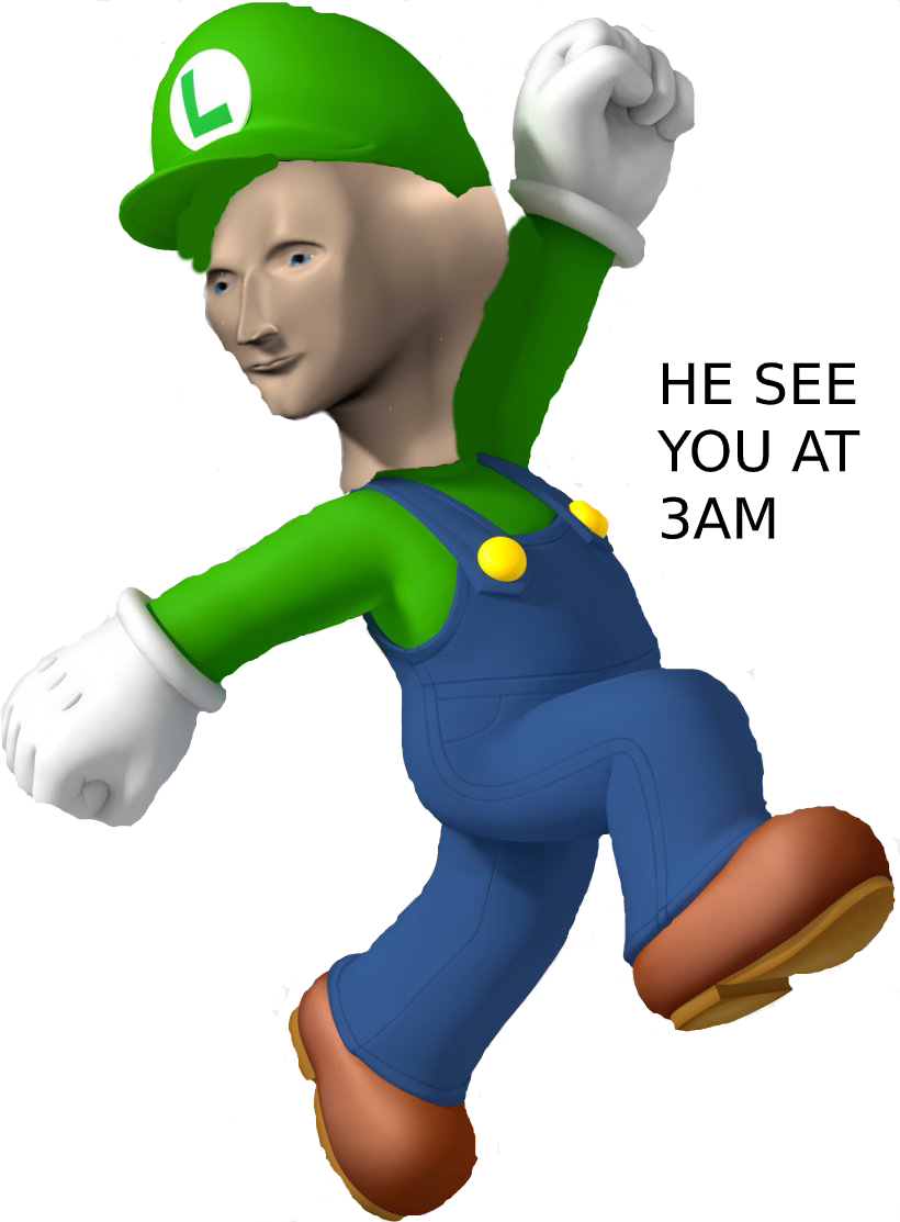 luigi become succ Blank Meme Template