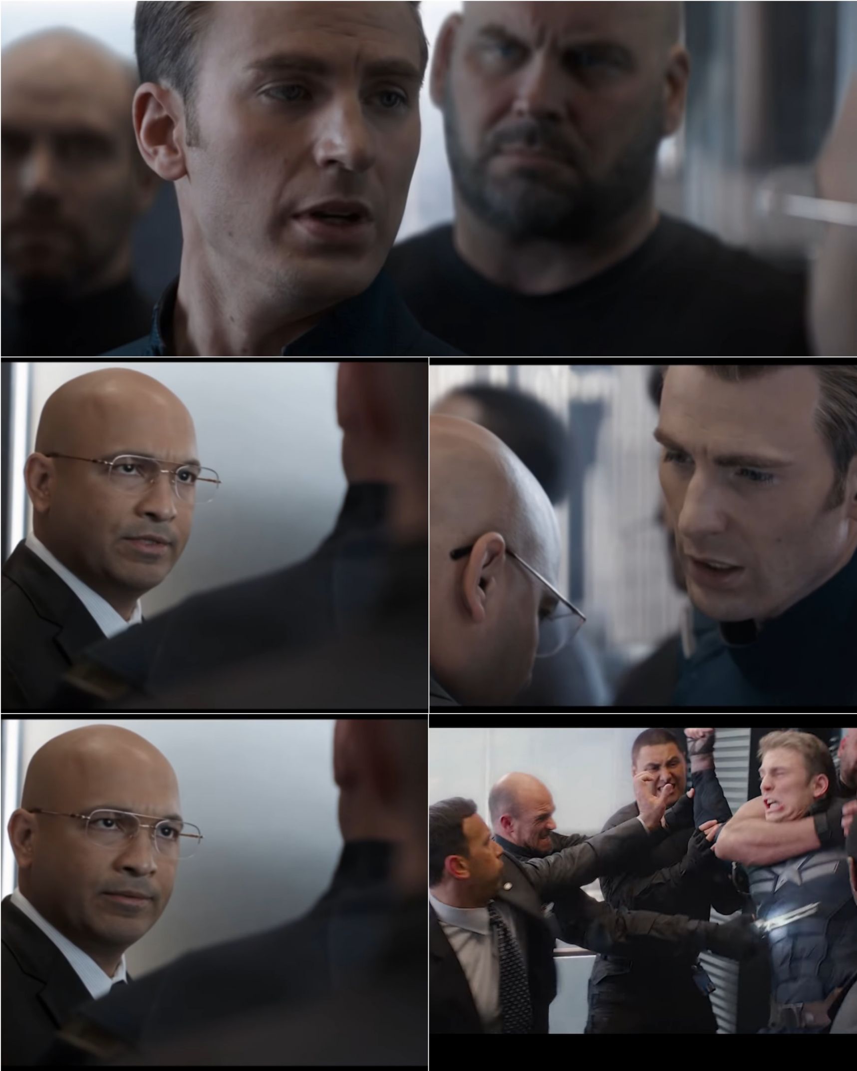 Captain America Bad Joke Blank Meme Template