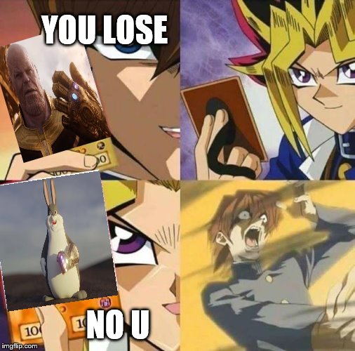 Yugioh card draw | YOU LOSE; NO U | image tagged in yugioh card draw | made w/ Imgflip meme maker