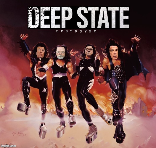 Deep State Destroyers | image tagged in qanon | made w/ Imgflip meme maker