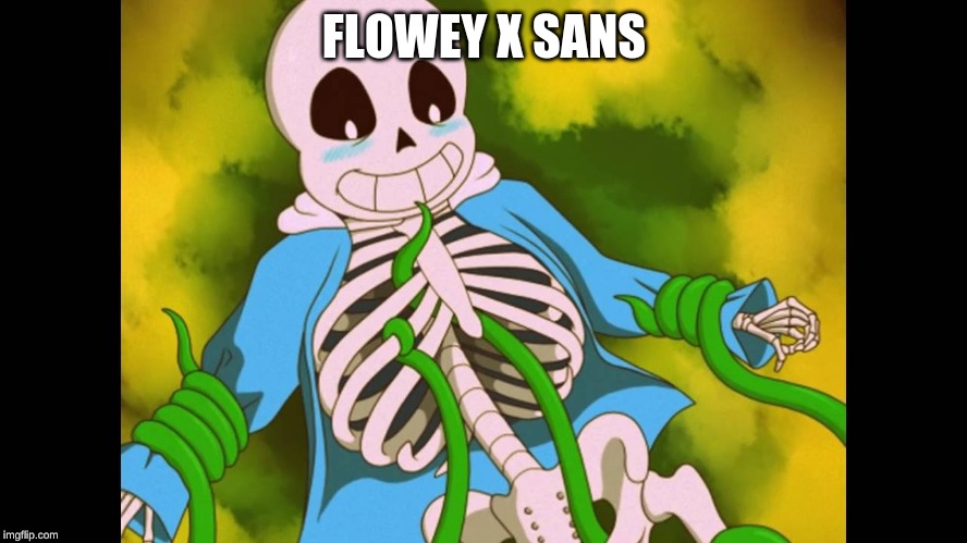 FLOWEY X SANS | made w/ Imgflip meme maker