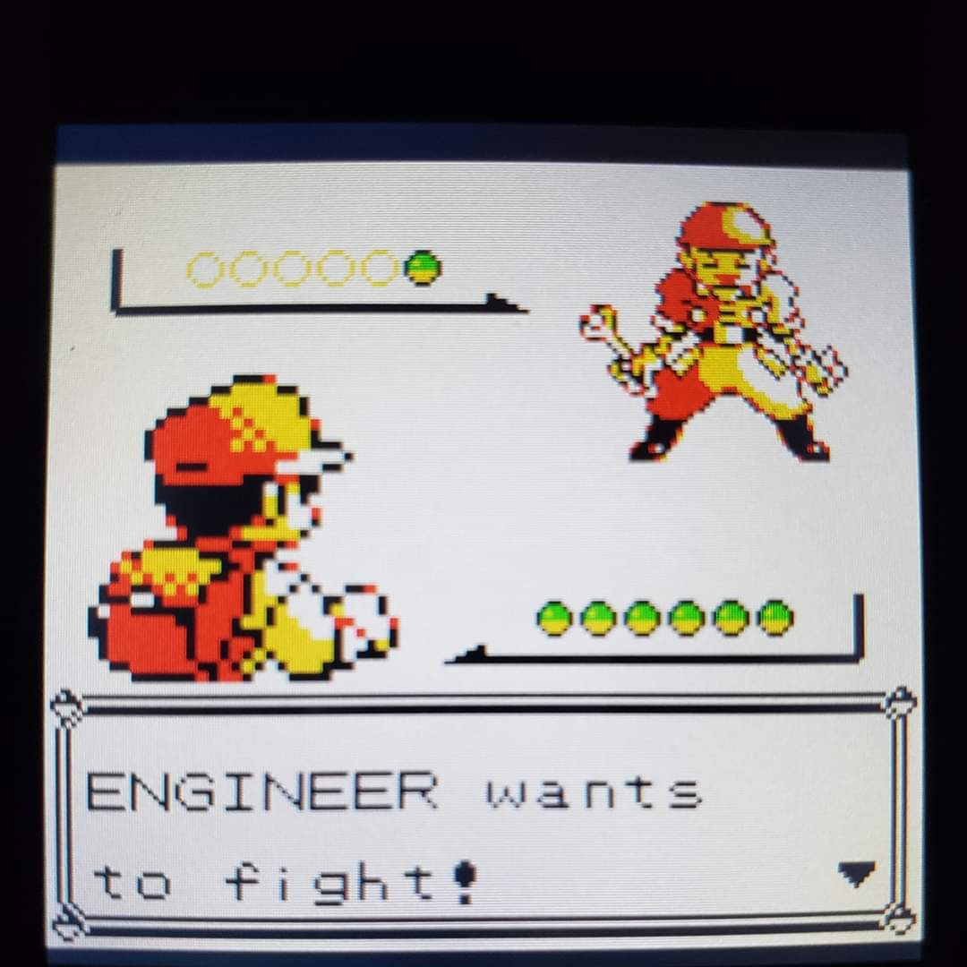 High Quality Pokemon Yellow Engineer Wants To Fight Blank Meme Template