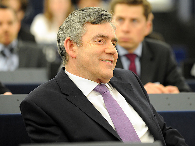 High Quality Gordon Brown smirk Blank Meme Template