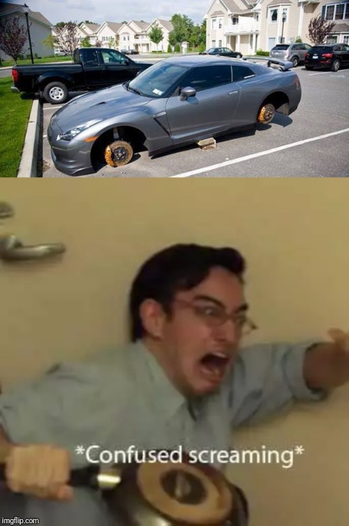 image tagged in filthy frank confused scream,nissan | made w/ Imgflip meme maker