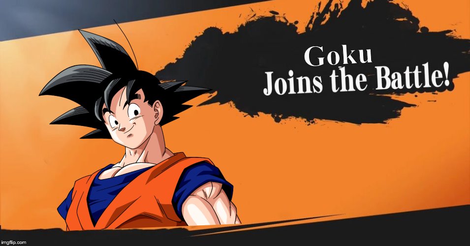 Smash Bros. | Goku | image tagged in smash bros | made w/ Imgflip meme maker