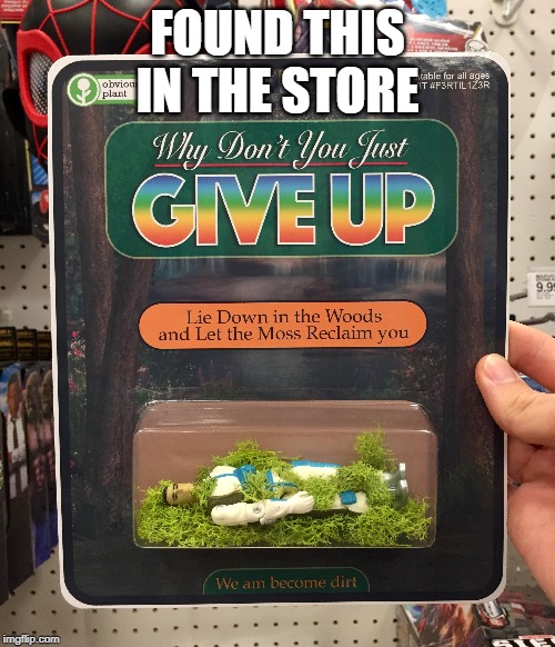 FOUND THIS IN THE STORE | image tagged in moss | made w/ Imgflip meme maker